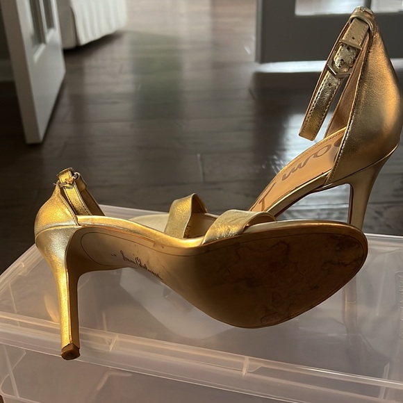 Sam Edelman Gold High Heels - Picture 2 of 4